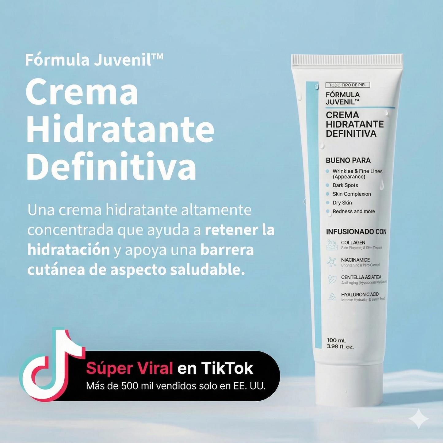 Crema Facial Rejuvenecedora de Corea