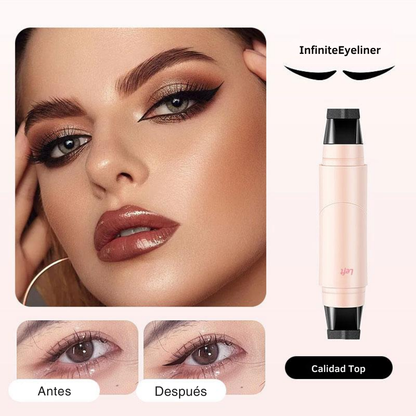 InfiniteEyeliner - Delineador 2 en 1 con sello alado
