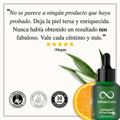 Suero Antioxidante con Vitamina C Estabilizada y Hoja de Oliva para Manchas de la Edad, Firmeza y Elasticidad