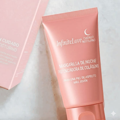 Mascarilla Nocturna de Bio-Colágeno e Hidrogel para Poros Dilatados, Hidratación Profunda y Efecto 'Glass Skin' (Se vuelve Transparente)